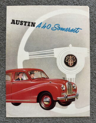 1953 Austin A40 Somerset Brochure