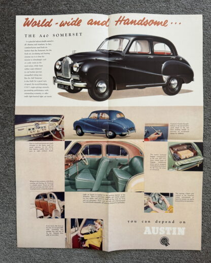 1953 Austin A40 Somerset Brochure - Image 3