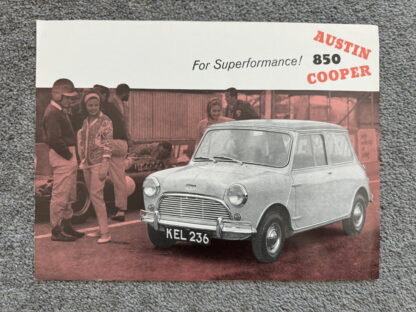 1962 Austin 850 Mini Cooper Brochure