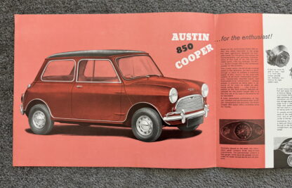1962 Austin 850 Mini Cooper Brochure - Image 5