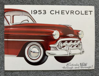 1953 Chevrolet Range Bel Air, Two Ten, One Fifty Brochure