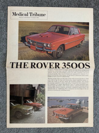 1969 Rover 3500S Brochure