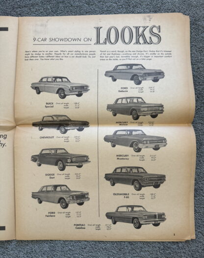 1961 Dodge, Ford, Chevrolet, Oldsmobile, Pontiac Range Comparison Brochure - Image 4