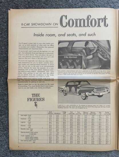 1961 Dodge, Ford, Chevrolet, Oldsmobile, Pontiac Range Comparison Brochure - Image 5