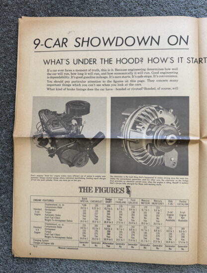 1961 Dodge, Ford, Chevrolet, Oldsmobile, Pontiac Range Comparison Brochure - Image 7