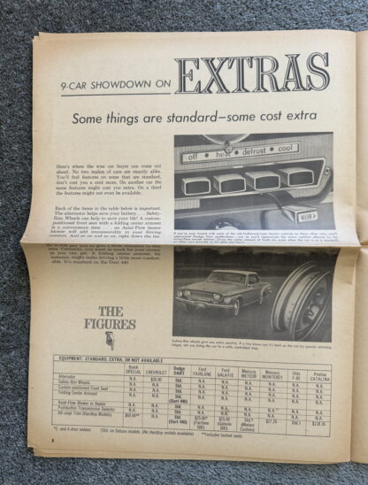 1961 Dodge, Ford, Chevrolet, Oldsmobile, Pontiac Range Comparison Brochure - Image 9