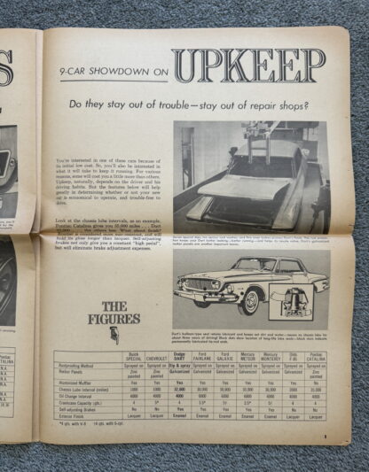 1961 Dodge, Ford, Chevrolet, Oldsmobile, Pontiac Range Comparison Brochure - Image 10