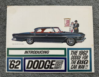 1962 Dodge Custom 880 Brochure