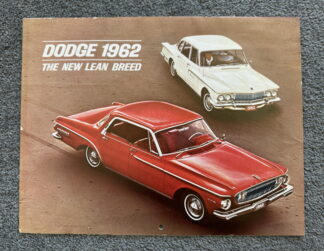 1962 Dodge Dart, Lancer Calendar Brochure