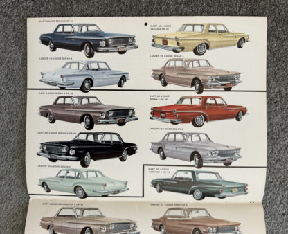 1962 Dodge Dart, Lancer Calendar Brochure - Image 11