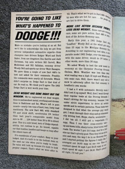 1962 Dodge Dart 440 Brochure - Image 2