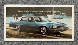 1977 Cadillac Range Brochure Fleetwood Brougham, DeVille