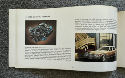 1977 Cadillac Range Brochure Fleetwood Brougham, DeVille - Image 5
