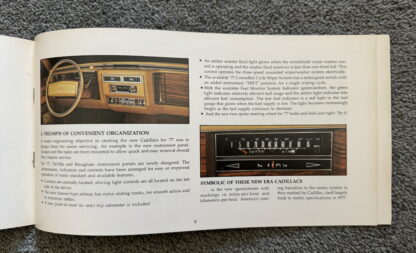 1977 Cadillac Range Brochure Fleetwood Brougham, DeVille - Image 8