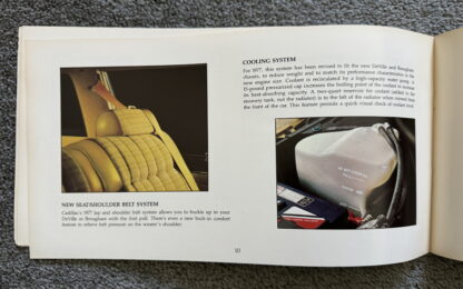 1977 Cadillac Range Brochure Fleetwood Brougham, DeVille - Image 9
