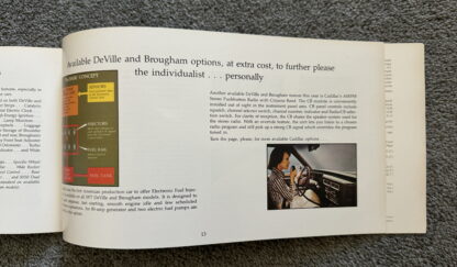 1977 Cadillac Range Brochure Fleetwood Brougham, DeVille - Image 12