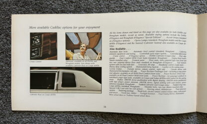 1977 Cadillac Range Brochure Fleetwood Brougham, DeVille - Image 13