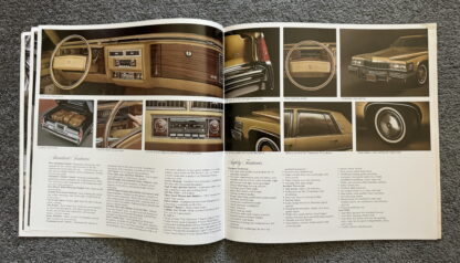 1977 Cadillac Range Brochure Fleetwood Brougham, DeVille, Limo - Image 8