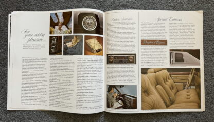 1977 Cadillac Range Brochure Fleetwood Brougham, DeVille, Limo - Image 9
