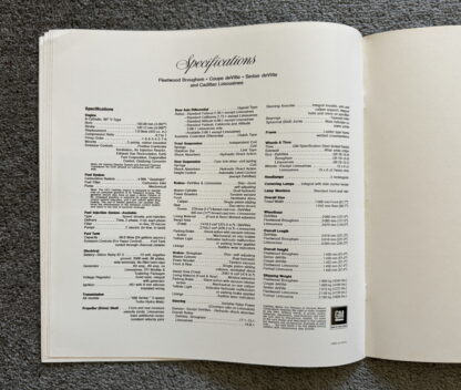 1977 Cadillac Range Brochure Fleetwood Brougham, DeVille, Limo - Image 10