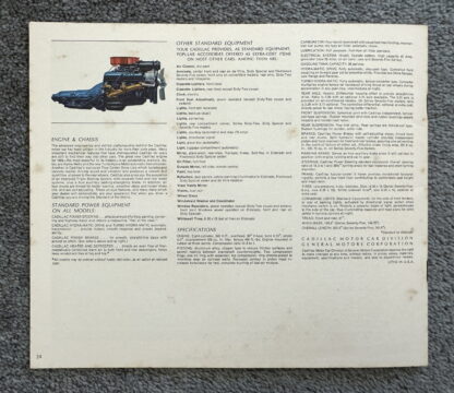 1964 Cadillac Range Brochure Fleetwood, Sixty-two, De Ville - Image 12