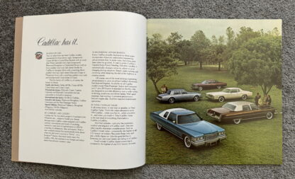1976 Cadillac Range Brochure Eldorado, Fleetwood, Calais, DeVille - Image 3