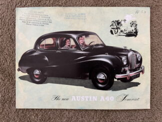 1952 Austin A40 Somerset Brochure