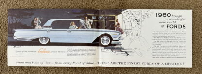 1960 Ford Range Brochure Falcon, Fairlane, Thunderbird, Galaxie, Wagons - Image 2