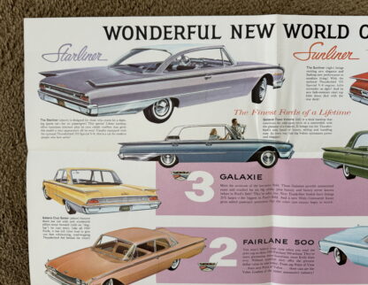 1960 Ford Range Brochure Falcon, Fairlane, Thunderbird, Galaxie, Wagons - Image 8