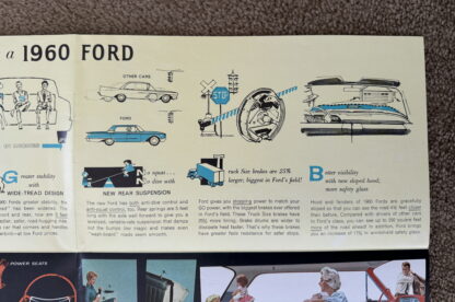 1960 Ford Range Brochure Falcon, Fairlane, Thunderbird, Galaxie, Wagons - Image 12