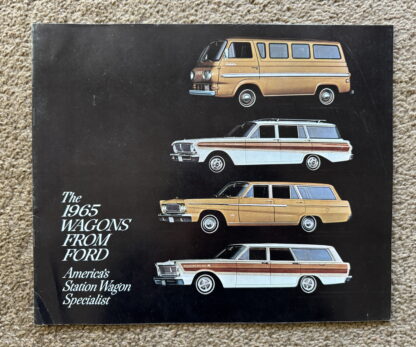 1965 Ford Wagon Range Brochure Falcon, Fairlane