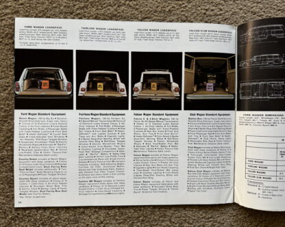 1965 Ford Wagon Range Brochure Falcon, Fairlane - Image 12