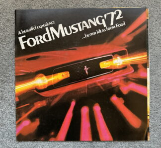 1972 Ford Mustang Brochure