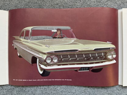 1959 Chevrolet Range Impala Bel Air Biscayne Kingswood Brochure - Image 4
