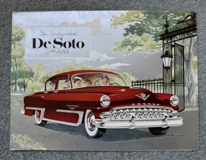 1953 DeSoto Chrysler Range Brochure Fire Dome Powermaster