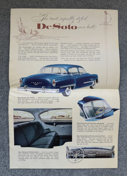 1953 DeSoto Chrysler Range Brochure Fire Dome Powermaster - Image 2