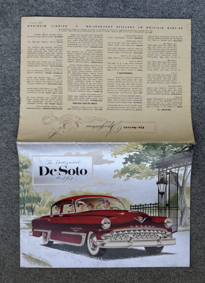 1953 DeSoto Chrysler Range Brochure Fire Dome Powermaster - Image 12