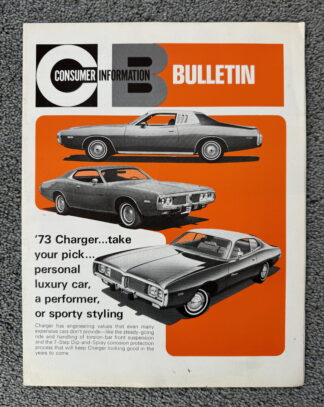 1973 Dodge Charger Brochure