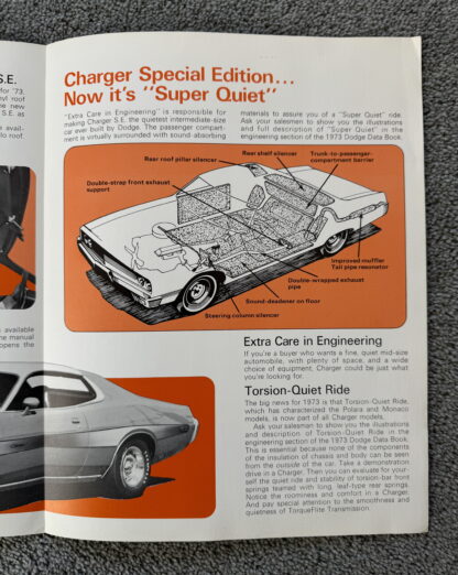 1973 Dodge Charger Brochure - Image 3