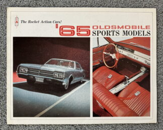 1965 Oldsmobile Sports Range Brochure Starfire, Jetstar, F-85