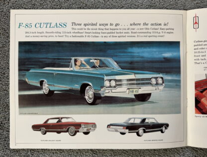 1965 Oldsmobile Sports Range Brochure Starfire, Jetstar, F-85 - Image 7