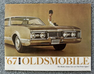 1967 Oldsmobile Range Brochure Tornado, Delta, 98, 88, F-85, Cutlass