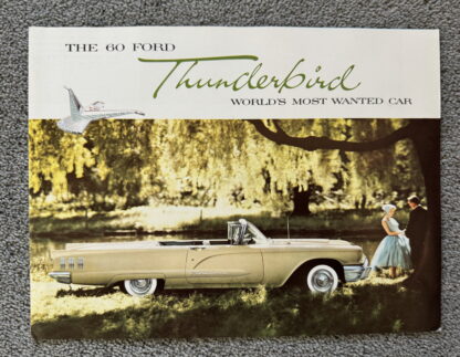 1960 Ford Thunderbird Brochure