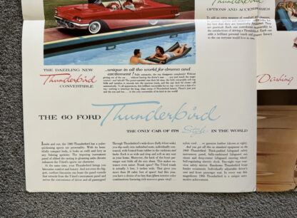 1960 Ford Thunderbird Brochure - Image 7