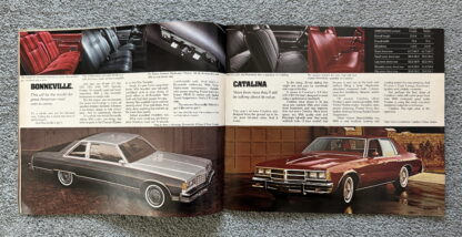1977 Pontiac Range Brochure Firebird, Trans Am, Bonneville, LeMans, Catalina - Image 8
