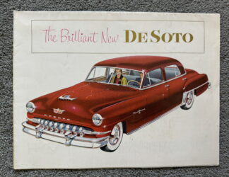 1952 DeSoto Chrysler Range Brochure Fire Dome, Custom, Deluxe