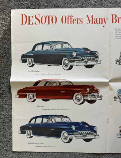 1952 DeSoto Chrysler Range Brochure Fire Dome, Custom, Deluxe - Image 8