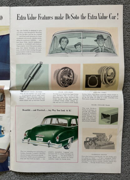 1952 DeSoto Chrysler Range Brochure Fire Dome, Custom, Deluxe - Image 12