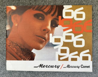 1966 Mercury and Comet Brochure Montclair, Monterey, Cyclone, Park Lane