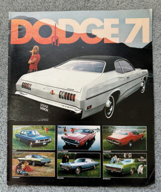 1971 Dodge Range Charger Challenger Coronet Dart Monaco Polara Brochure